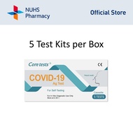 Core Tests COVID-19 Ag Test Kit for Self-Testing (5 Test Kits per Box) [NUHS Pharmacy]