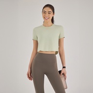 ANDAR COMPETENCE Short Top Sports Fitness Running Yoga Sleeve