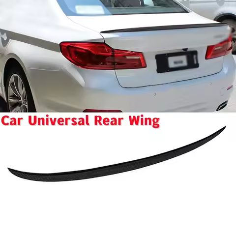 1Pcs 121cm Universal Car Rear Wing Modified Spoiler Lip Decoration For W204 W211 BMW E92 E60 E90 G20