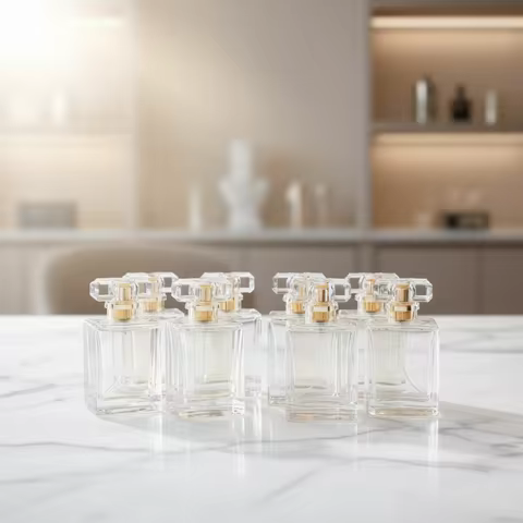 8pcs 30ml Glass Perfume Bottles Empty Refillable Clear Travel Perfume Spray Atomizer Bottle Perfume 