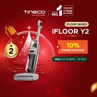 Tineco iFloor Y2 Cordless Floor Washer Wet Dry Vacuum Cleaner | Anti-Tangle | 30 Mins Runtime | Auto