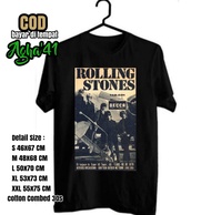 T-SHIRT KAOS DISTRO BAND ROLLING STONE