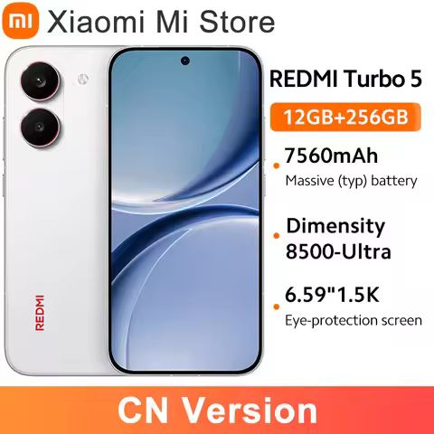 Redmi Turbo 5 Chinese Version 6.59” Dimensity 8500-Ultra 50MP Sony Camera 5600mAh 100W Charging IP69