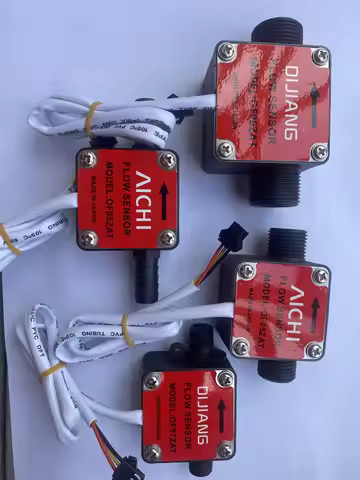 1/4" 1/2" 3/8”3/4" Gear Flowmeter Hall Flow Sensor Milk Chemical Oil Flow Meter Flow Sensor Switch F
