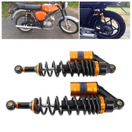 Phoenixshop Air Shock Absorbers  Damper 2pcs Suspension Rear 340mm Bike Dirt