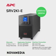 Ups APC SRV2KI-E Online 2kVA 2000VA 1800W Easy UPS Tower