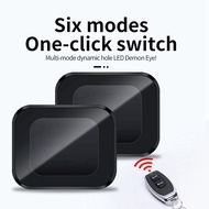 Motorcycle Decorative Light LED Dynamic Devil Eye Lights Rearview Mirror Eye Motorbike Retrofit Kit