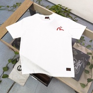 EVISU/God of Fortune 2026 Classic Round Neck Short-Sleeved T-Shirt Men Women Simple Counter Style Ne
