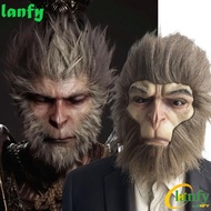 LANFY Black Myth Wukong Cosplay Mask, Latex Dress Up Role Cosplay Mask, Cosplay Mask Full Head Cospl