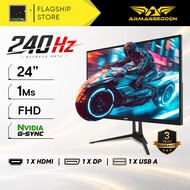 Armaggeddon 24" 240Hz 1MS 1980 x 1080 FHD G Sync Gaming Monitor PXP 24X