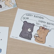 Happy birthday to you my bear card
