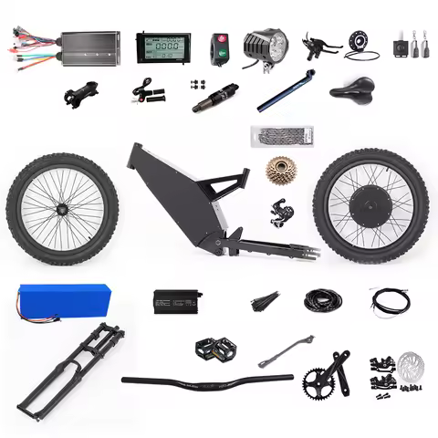 KEYU F6 enduro ebike kit 48V 3000W Electric motorcycle Complete ebike kit conversion electric bike s