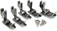 YEQIN 5Size/Set Industrial Sewing Machine Hinged Presser Foot with Right Guide #SP-18 1/16"+1/8"+3/1