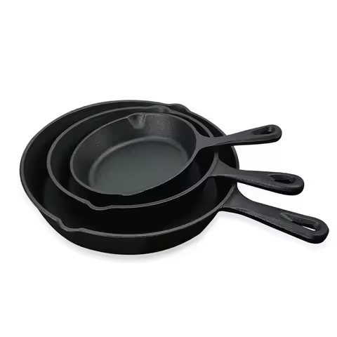Gas Induction Cooker Cast Iron Cauldron Kitchen Frying Pan Pancake Pot Cookware