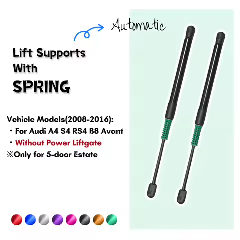 Tailgate Support For Audi A4 S4 RS4 B8 Avant (W/O Power Liftgate) 2008-2016 Rear Hatch Struts Lift S