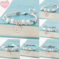 Christmas Gift Ideas Ceramic Jewelry Simple Letter Bracelets Bf