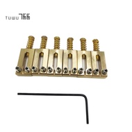 Electric Guitar Bridge Saddles Brass 10.5MM Tremolo Parts Electric Guitar Bridge String Saddle Guita