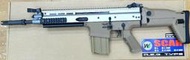 【原型軍品】全新 WE 沙色 SCAR H CQC MK17 MOD0 AEG 電動槍 AEG 金屬 BOX 強磁馬達