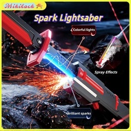 80CM Toy Sword/Light Sword/Spark Lightsaber Colorful Katana Sword Sound Effects Pisau Mainan