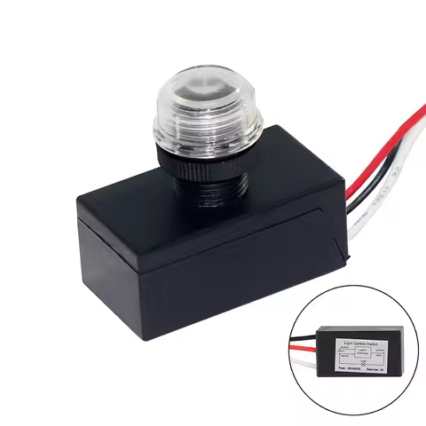 Outdoor Lighting Dusk To Dawn Light Sensor AC 110V-240V Street Light Sensor Switch Photoelectric Sen