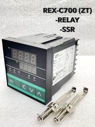 Digital 220V PID RELAY C700 Temperature Controller ขนาด72×72 REX-C700 ตัวควบคุมอุณหภูมิ 0-1300 องศา 