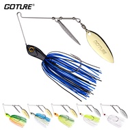 Goture 1pc 14g Metal Lead Spinning Lure Fishing Lure Metal Jig Lure Spinning Lure Spoon Lure