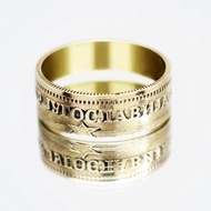 南斯拉夫硬幣戒指 50 對 1965-1981 男士硬幣戒指 女士硬幣戒指