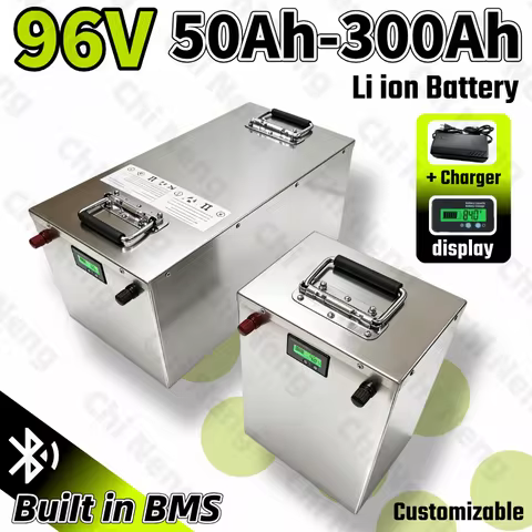 96V Lithium Battery 50Ah-300Ah (26S BMS) with Bluetooth Connectivity | Li-ion Power for 5KW-14KW Sig