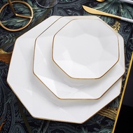 Bowl And Dish Set Nordic Light Luxury Phnom Penh Bowl And Plate Jingdezhen Bone China Tableware Set Bowl And Plate Set