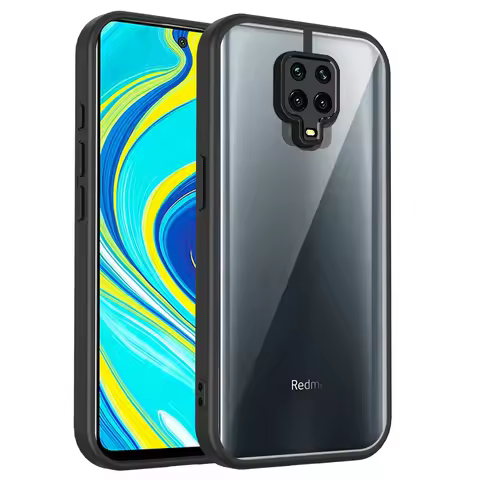 ShockProof Soft TPU+PC Clear Back Cover Phone Case For Xiaomi Redmi Note 9 Pro 9S Note9Pro Note9S