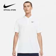 Nike Mens Dri-FIT Court Tennis Polo - White ไนกี้ เสื้อโปโลผู้ชาย Dri-FIT Court Tennis - สีขาว