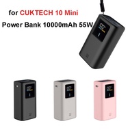 Solid Color Soft Silicone Cover Shell For CUKTECH 10 Mini 10000mAH 55W Power Bank Shockproof Protect
