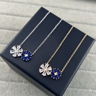 2026 Water Drop Plum Necklace Light Luxury Flower Fashion Non-Fade Pendant