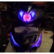 reflektor mika lampu depan Honda Supra x 125 R, fi, fit, Batman , helm in  lama baru old model custo