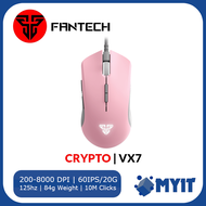 Fantech VX7 Crypto Gaming Mouse Sakura Pink Edition 8000DPI Programmable Macro