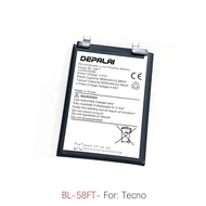 BL-49Ui 58FT 5ABT 44DT Suitable for Tecno 49MT 49QT Battery BL-49Ui 58FT