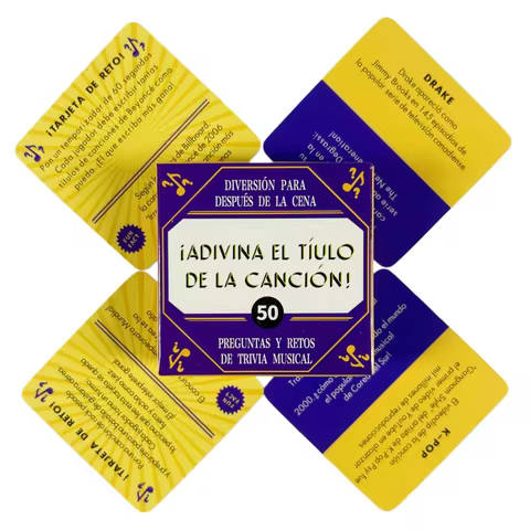 Mini Size English or Spanish Styles Mini Truth Or Dare Card Game Name That Tune How Well Name That W