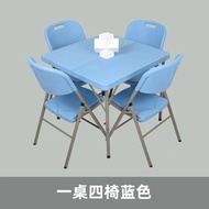 Portable Folding Dining Set Home Dining Table Dining Table 4 Seater  Dining Chair Table With Chair Set