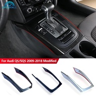 OPENMALL Car Interior Center Console Gear Shift Frame Decoration Cover Trim Accessories For Audi Q5/