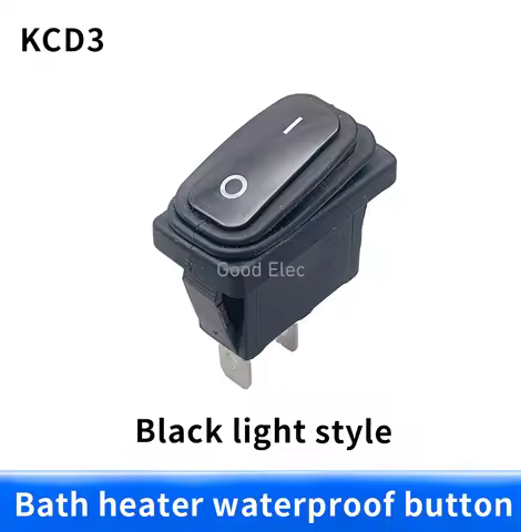 KCD3 delta two gear with light and high current Waterproof,dustproof,and oil proof power supply with