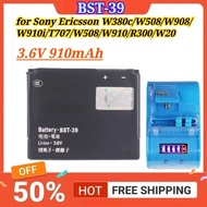 BST-39 3.6V 910mAh for Sony Ericsson W380c W508 W908 W910i T707 W508 W910 R300 W20 Batteries Univers