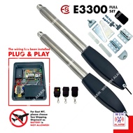 E8 E3300 ( 2CH 433MHZ A3 ) Swing folding arm autogate ( FULL SET )