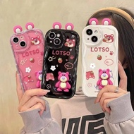 For Realme Note 60 GT 6T GT Neo5 SE Neo6 SE GT3 GT6 Narzo 30 30A 50 70 Pro 3D Cartoon Lotso Bear Des