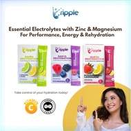 Ripple Hydration™ Sugar-Free Electrolyte Powder | Keto+Fasting | Mg+Zn | No Sugar/Artificial Sweeten