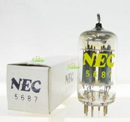 E182CC ︽NO:7562 日本 NEC 5687 (NIB) 真空管 ( 7119 ) 十字印模 方環 一標1只