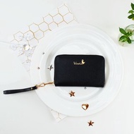 ❥BLACK♥中等拉鍊護腕[牛皮]。