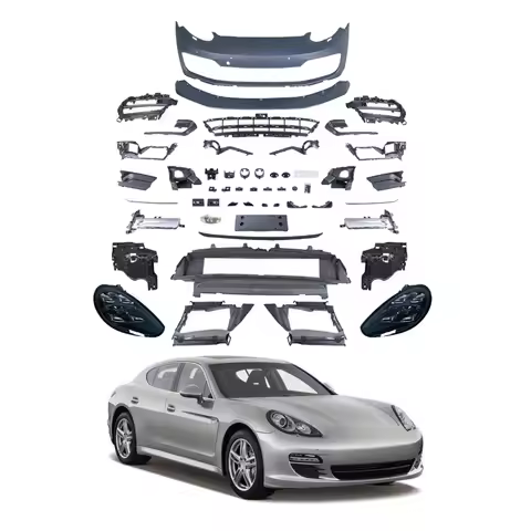Car Accessories Headlight front bumper Grille DRL upgrade 971.2 GTS Style Body Kits for Porsche 970 
