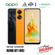 OPPO Reno 8T 4G (8GB RAM + 256GB ROM) 120Hz 3D Curved Screen 6.7" display, 108MP Portrait Camera, 4500 MAh 67W SUPERVOOCTM Charge at Lightspeed, Original Handphone, 1 Year Warranty By OPPO