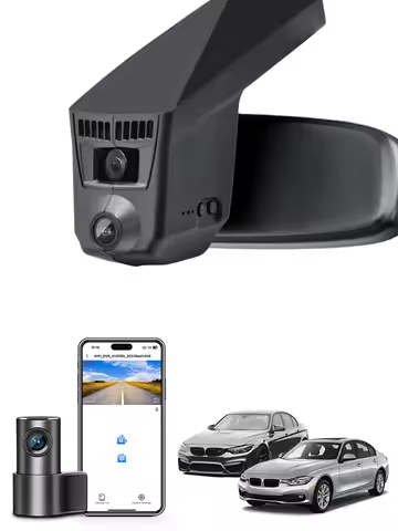4K Dedicated Dash Cam For BMW 3-Series Gen6 F30 F80 M3 Dash Car Camera 2012-2019 GPS WiFi & APP Wire