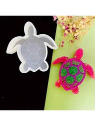 1入組海龜車用清新劑矽膠模具，海龜車用清新劑模具，用於烘焙和製作香氛珠DIY手工藝品的矽膠模具